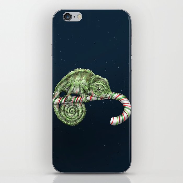Christmas Chameleon iPhone Skin