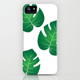 Monstera Leaf iPhone Case