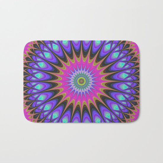Star mandala Bath Mat