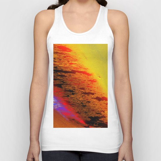 shimmer behind view Unisex Tank Top