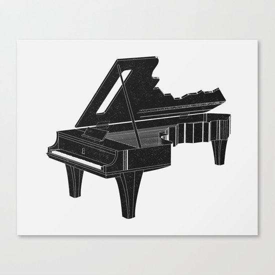 Music Is The Key B Canvas Print