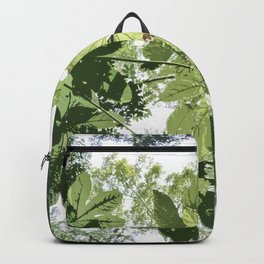 Abstract Green Plant Backpack