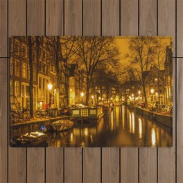 Amsterdam canals Outdoor Rug