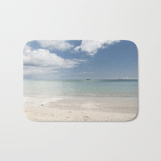 Dream beach Sea Ocean Summer Maritime Navy Bath Mat