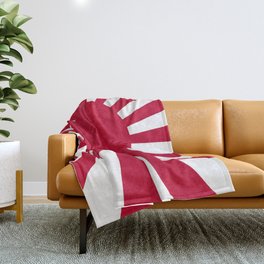 Japanese Flag Throw Blanket