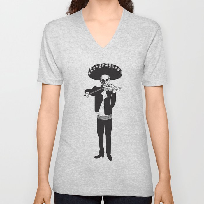 Mariachi V Neck T Shirt