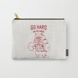 Go Hard or Go home Cat Carry-All Pouch