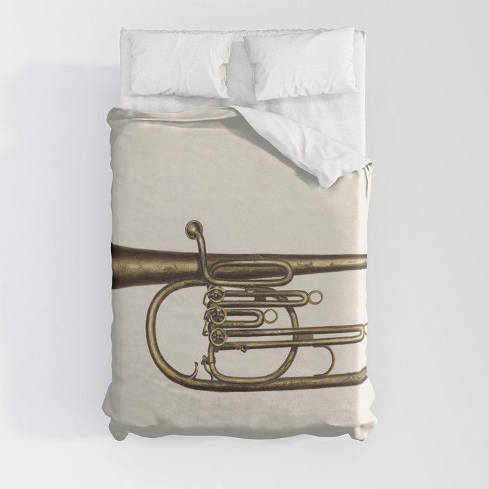 Baritone Horn Duvet Cover