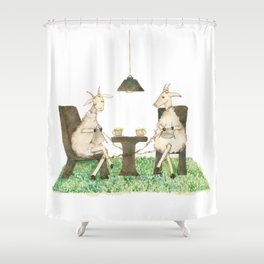Sheep knitting Shower Curtain