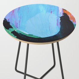 Abstract colour spectrum Side Table