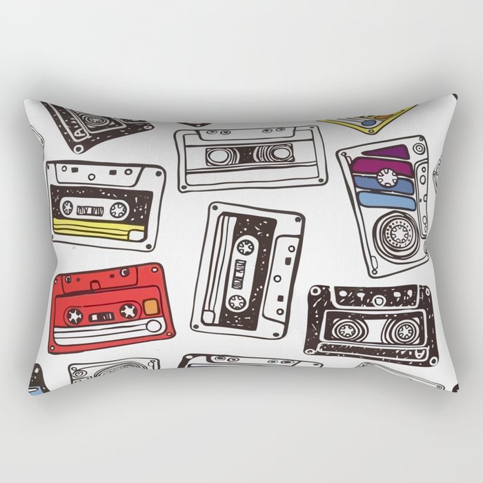 Audio Cassette Tape Rectangular Pillow