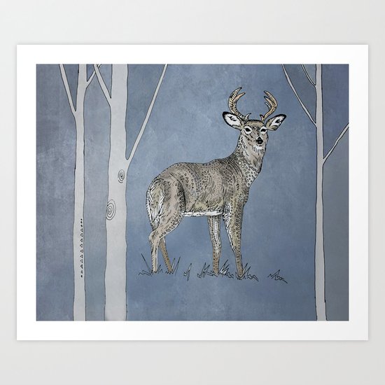 Stag Art Print