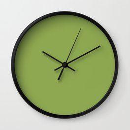 Betsileo Reed Frog Green Wall Clock