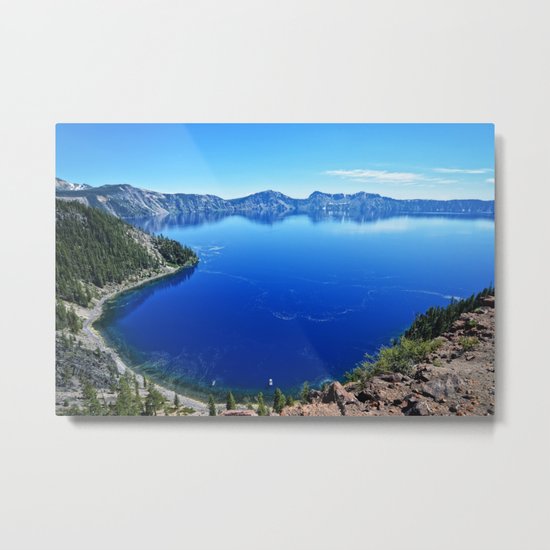 Deep Blue Metal Print