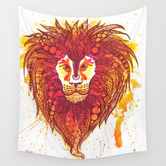 Lion Heart Wall Tapestry