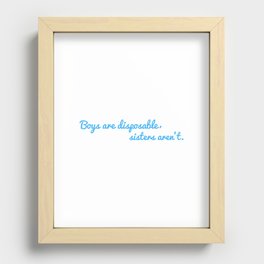 Disposable Recessed Framed Print