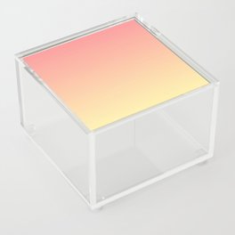 OMBRE PEACH PASTEL COLOR Acrylic Box