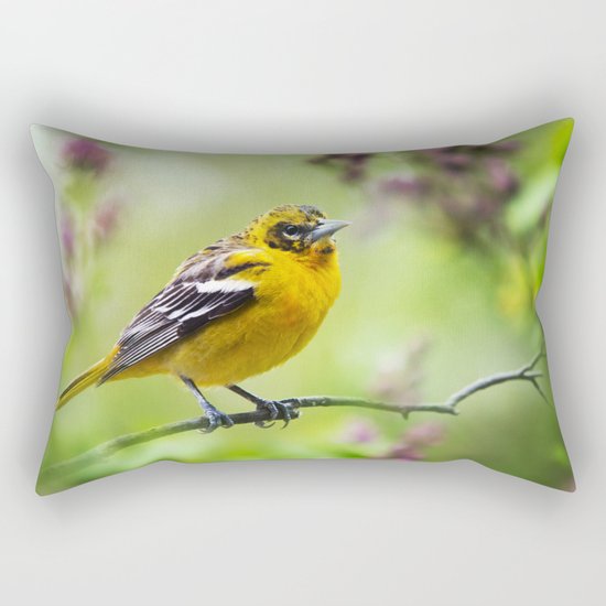 Spring Oriole Rectangular Pillow