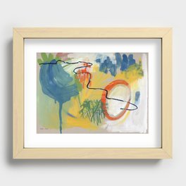 Playa Abstract Recessed Framed Print