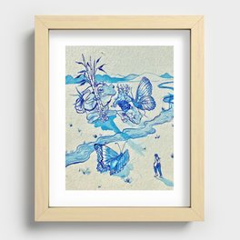 Crossing the Stream of the Subconscious Recessed Framed Print