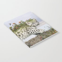 Flora Leopard Notebook