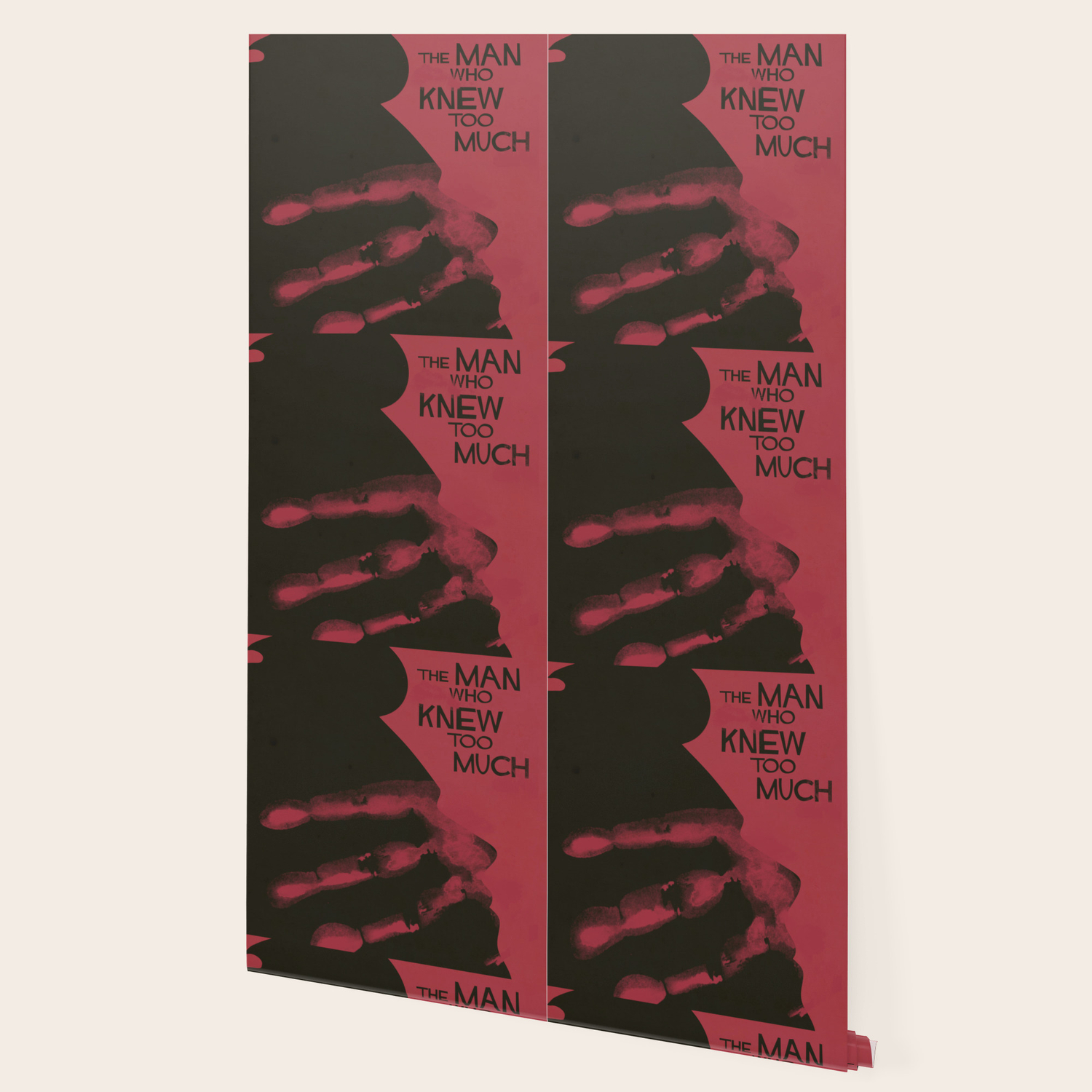 the man who knew too much alfred hitchcock minimal movie poster alternative film playbill cinema wallpaper by stefanoreves