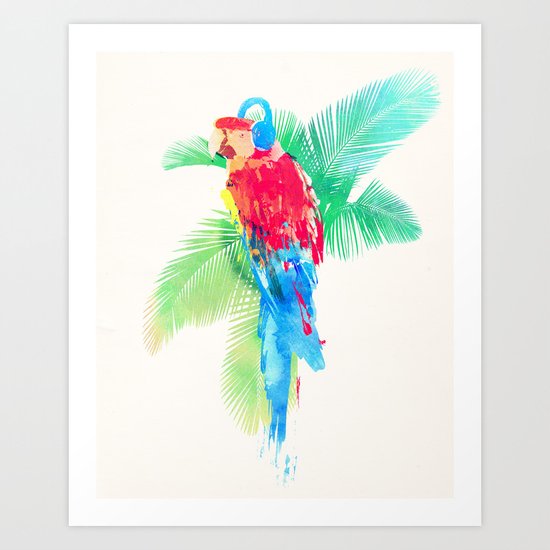 Tropical Party Art Print