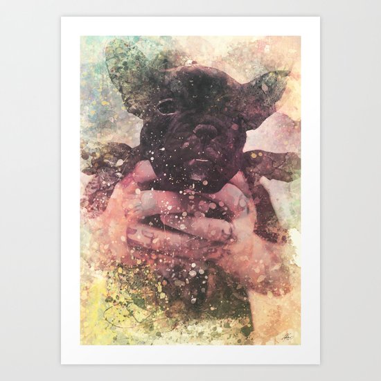 CuteDog1 Art Print