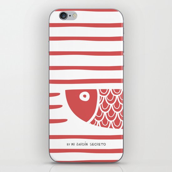PIXE 2 (light red) iPhone & iPod Skin
