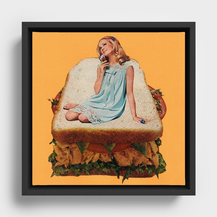 Sandwich Artist Framed Canvas