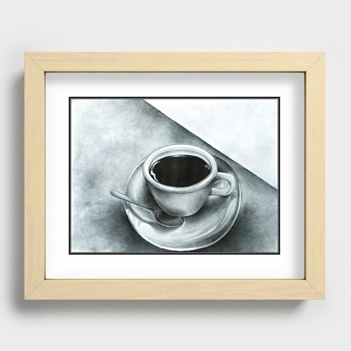 CoffeeTalk Recessed Framed Print