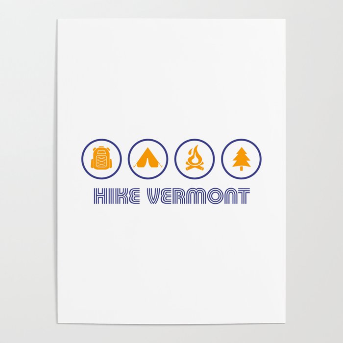 Hike Vermont Poster