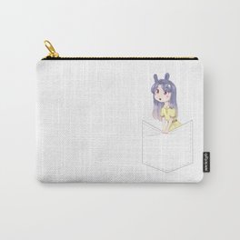 Little Bunny Girl In The Pocket Carry-All Pouch