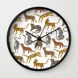 Tiger Collection – Neutral Palette Wall Clock