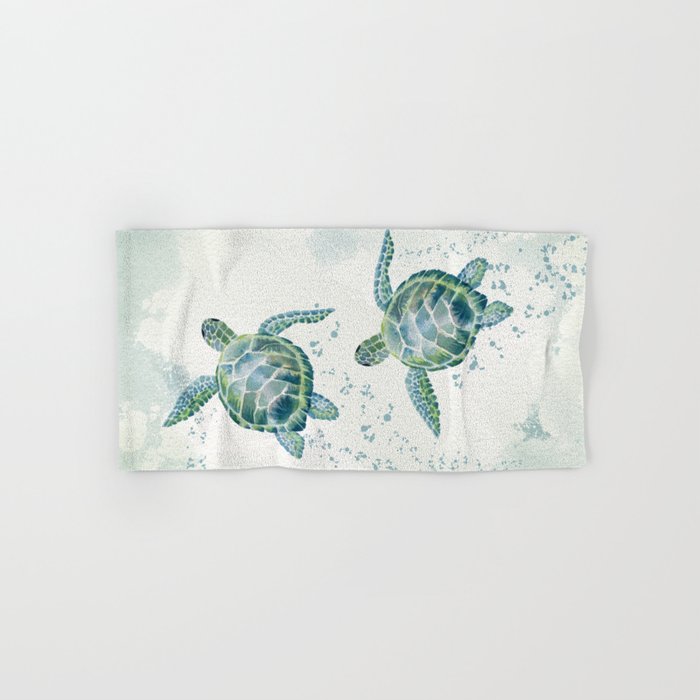 Sea turtle sales hand towels