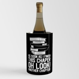 Another Chapter Funny Reading Books Wine Chiller
