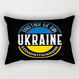 Together We Can Ukraine Rectangular Pillow