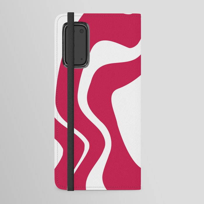 Pink abstract Android Wallet Case