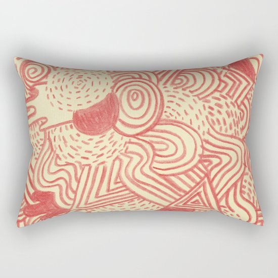 Heat waves Rectangular Pillow