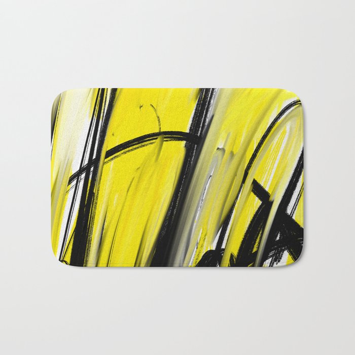 Expressionist Painting. Abstract 86. Bath Mat