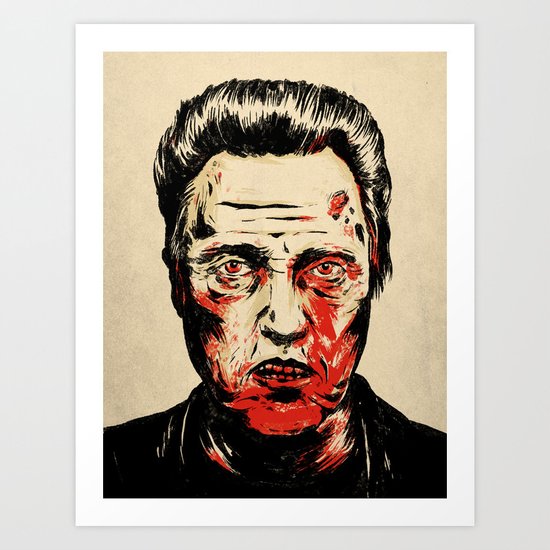 Walken Dead Art Print