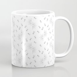 Shiny moon and stars minimal pattern Coffee Mug