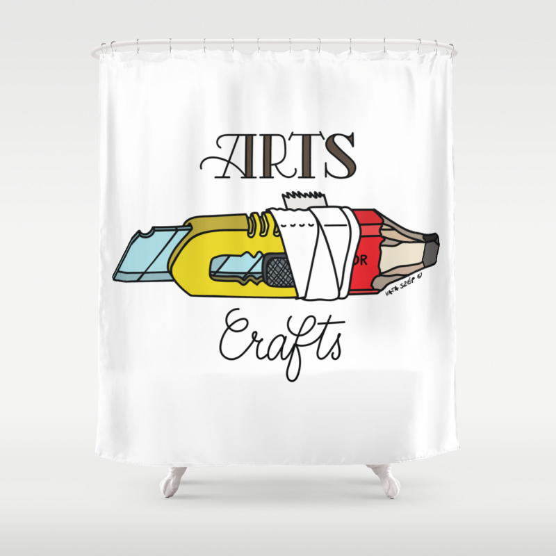 Arts And Crafts Shower Curtain By Kataszep Society6