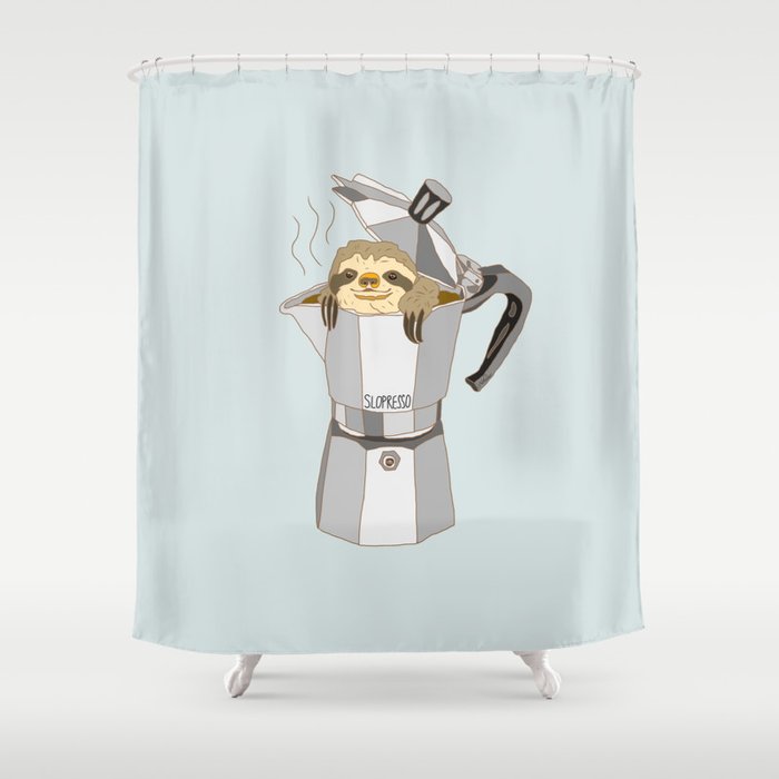 Slopresso Shower Curtain