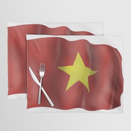 Vietnam flag Placemat