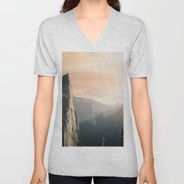 Mountains landscape 4 V Neck T Shirt