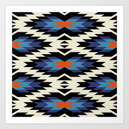 Tribal pattern Art Print