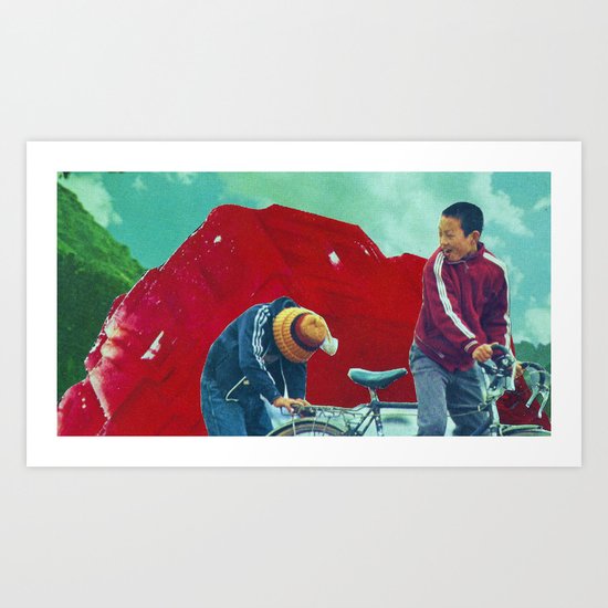 Return to Ruby Mountain Art Print