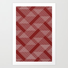 Red velvet Art Print | Digital, Pattern, Abstract 