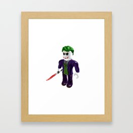 The Joker Framed Art Prints For Any Decor Style Society6 - roblox framed six shooter